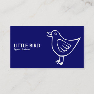 Carte De Visite Little Bird 05 - Deep Navy