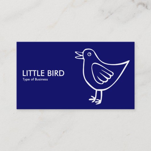 Carte De Visite Little Bird 05 - Deep Navy (Devant)
