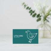 Carte De Visite Little Bird 05 - Moss Green (Debout devant)