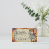 Carte De Visite Little Witch & Cat (Debout devant)
