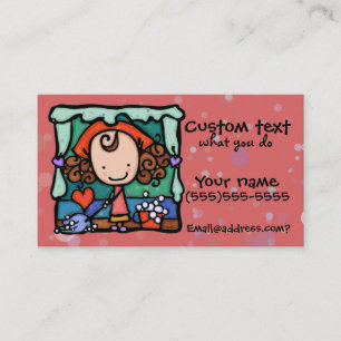 Carte De Visite LittleGirlie favorise ses affaires de nettoyage !
