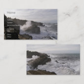 Carte De Visite Littoral de l'Orégon (Devant / Derrière)