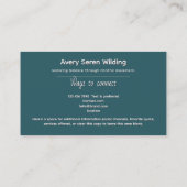 Carte De Visite Living Field | Mandala (Dos)