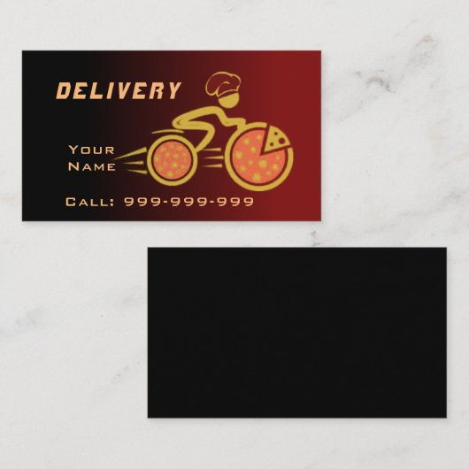 Carte De Visite Livraison (Devant / Derrière)