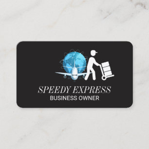 Carte De Visite Livraison Coursier Fret aérien Expédition