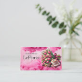 Carte De Visite Livraison de fleurs (Debout devant)