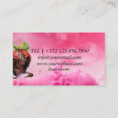 Carte De Visite Livraison de fleurs (Dos)