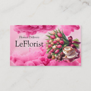 Carte De Visite Livraison de fleurs