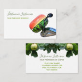 Carte De Visite Livraison de fruits frais melon moto bell (Devant / Derrière)