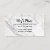 Carte De Visite Livraison de pizza Offre de remise (Dos)