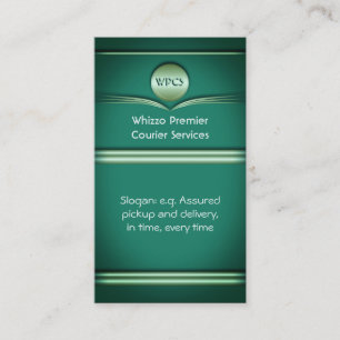 Carte De Visite Livraison par messagerie - Art Déco Métal Turquo