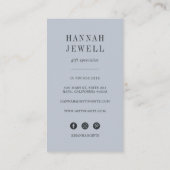 Carte De Visite Livraison spéciale | Service cadeau/planificateur  (Dos)