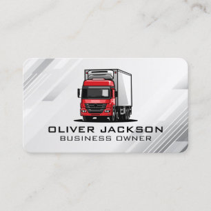 Carte De Visite Livraisons par Camion Logistique