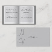 Carte De Visite Livre (Devant / Derrière)