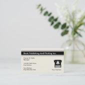 Carte De Visite Livre éditant et imprimant (Debout devant)