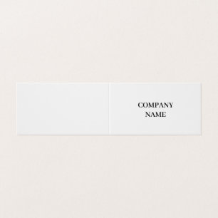 Carte De Visite Livre personnalisé horizontal plié professionnelle