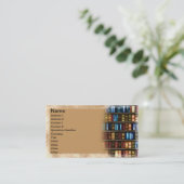 Carte De Visite Livres (Debout devant)