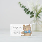 Carte De Visite Livres Baby showers pour bébé (Debout devant)