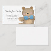 Carte De Visite Livres Baby showers pour bébé (Devant / Derrière)