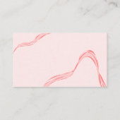 Carte De Visite Livres de Baby shower pour bébé avec plan à main (Dos)