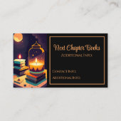 Carte De Visite Livres et chandelles (Devant)