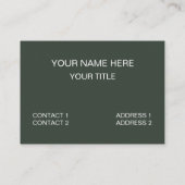 Carte De Visite Livres My First Love Books (Dos)