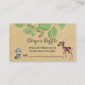 Carte De Visite Livres Pour Enfants/Déchets Raffles Animaux Bois (Dos)