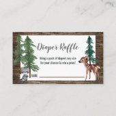 Carte De Visite Livres Pour Enfants/Déchets Raffles Animaux Bois (Dos)