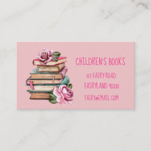 Carte De Visite Livres pour enfants Librairie pour enfants et joue