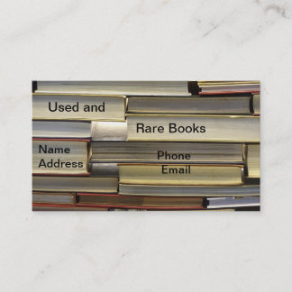 Carte De Visite Livres utilisés et rares