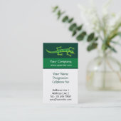 Carte De Visite Lizard vert (Debout devant)
