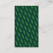 Carte De Visite Lizard vert (Dos)