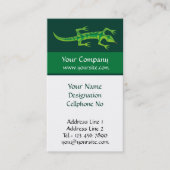 Carte De Visite Lizard vert (Devant)