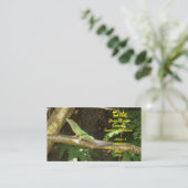 Carte De Visite Lizard vert jamaïcain (Debout devant)