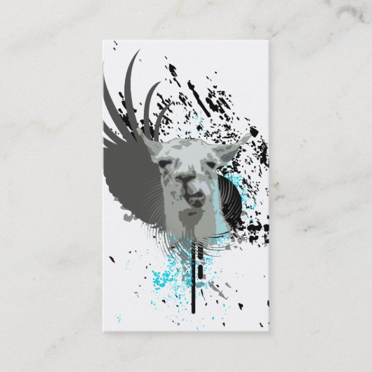 Carte De Visite llama hi-fi (Devant)