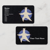 Carte De Visite Llama Yoga (Devant / Derrière)