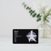 Carte De Visite Llama Yoga (Debout devant)