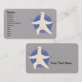 Carte De Visite Llama Yoga (Devant / Derrière)