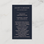 Carte De Visite Loan signing agent notary public arch photo (Dos)