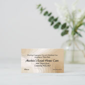 Carte de visite local de soins à domicile 3,5 pouc (Debout devant)