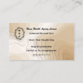 Carte de visite local de soins à domicile 3,5 pouc (Dos)