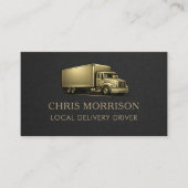 Carte De Visite Local Delivery Driver Professional (Devant)