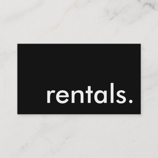 Carte De Visite location. (Devant)