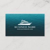 Carte De Visite Location de bateau Service de maintenance de vente (Devant)