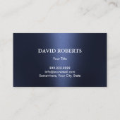 Carte De Visite Location de bateau Vente Entretien Marine moderne (Dos)