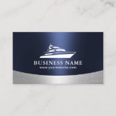 Carte De Visite Location de bateau Vente Entretien Marine moderne (Devant)