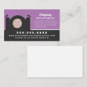 Carte De Visite Location de château gonflable moderne pour fête de (Devant / Derrière)