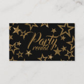 Carte De Visite Location de Fête Équipement de restauration Fancy  (Devant)