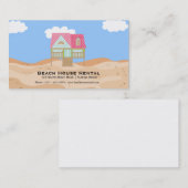 Carte De Visite Location de maison de plage (Devant / Derrière)