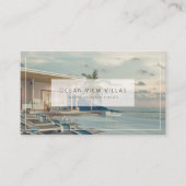 Carte De Visite Location de propriété de photo personnalisée moder (Devant)